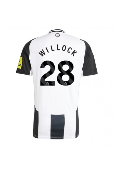 Fotbalové Dres Newcastle United Joe Willock #28 Domácí Oblečení 2024-25 Krátký Rukáv Fotbalové Dres Newcastle United Joe Willock #28 Domácí Oblečení 2024-25 Krátký Rukáv